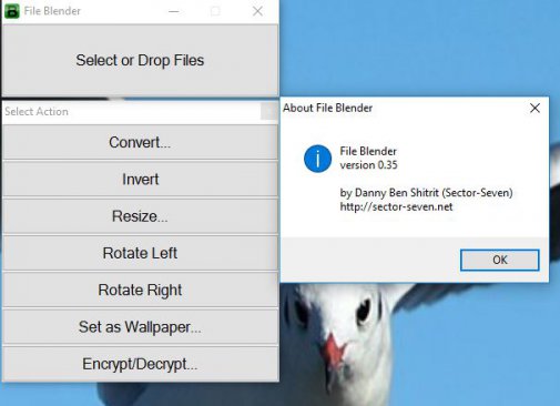 File Blender 0.35 -  конвертор аудио и видео